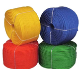 3 Strand Rope Fish Cage Net Industrial Plain PP Polypropolene Rope All Purpose 3 Ply Twist Nylon Rope